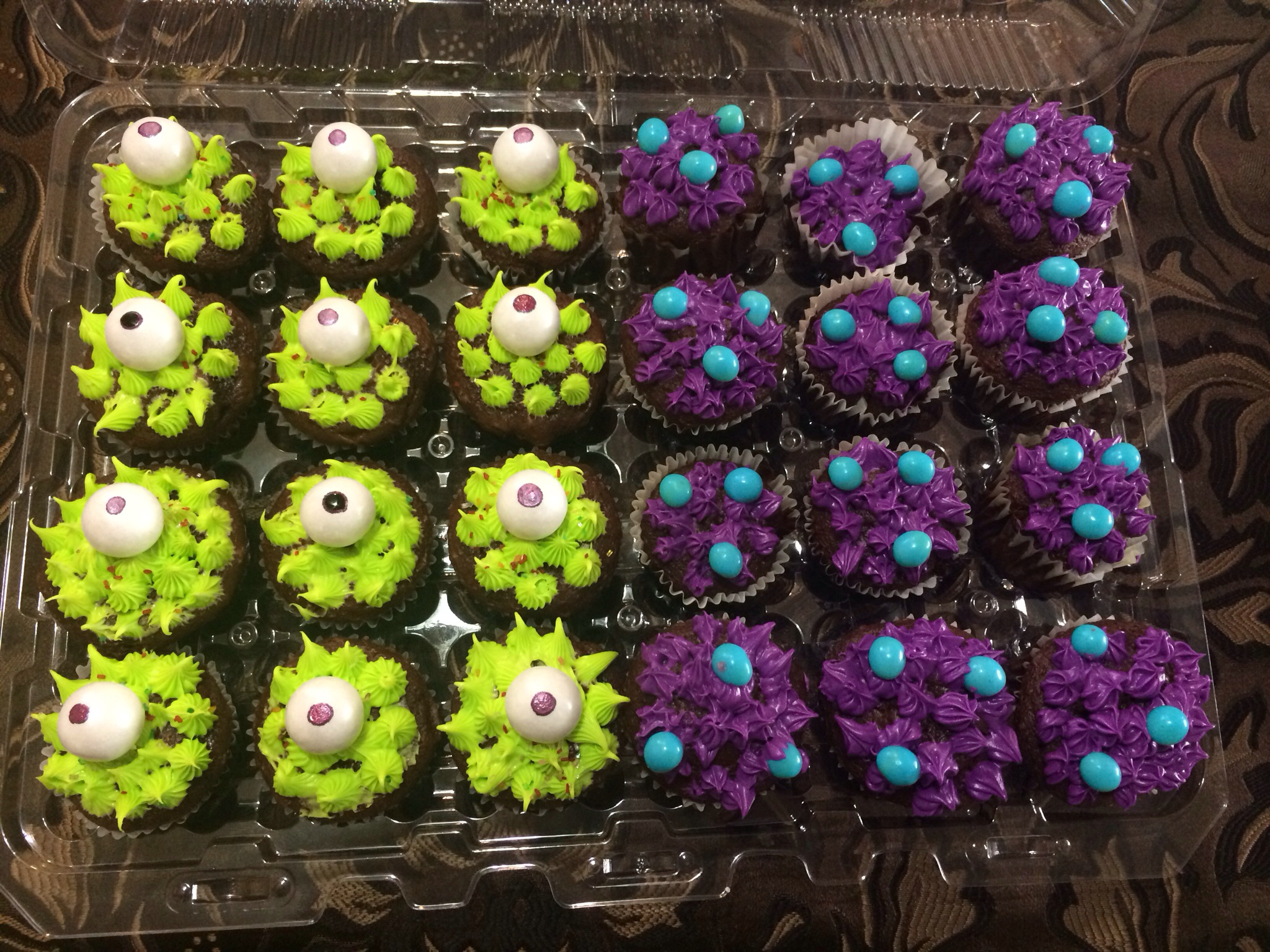 Monsters Inc. Cup Cakes