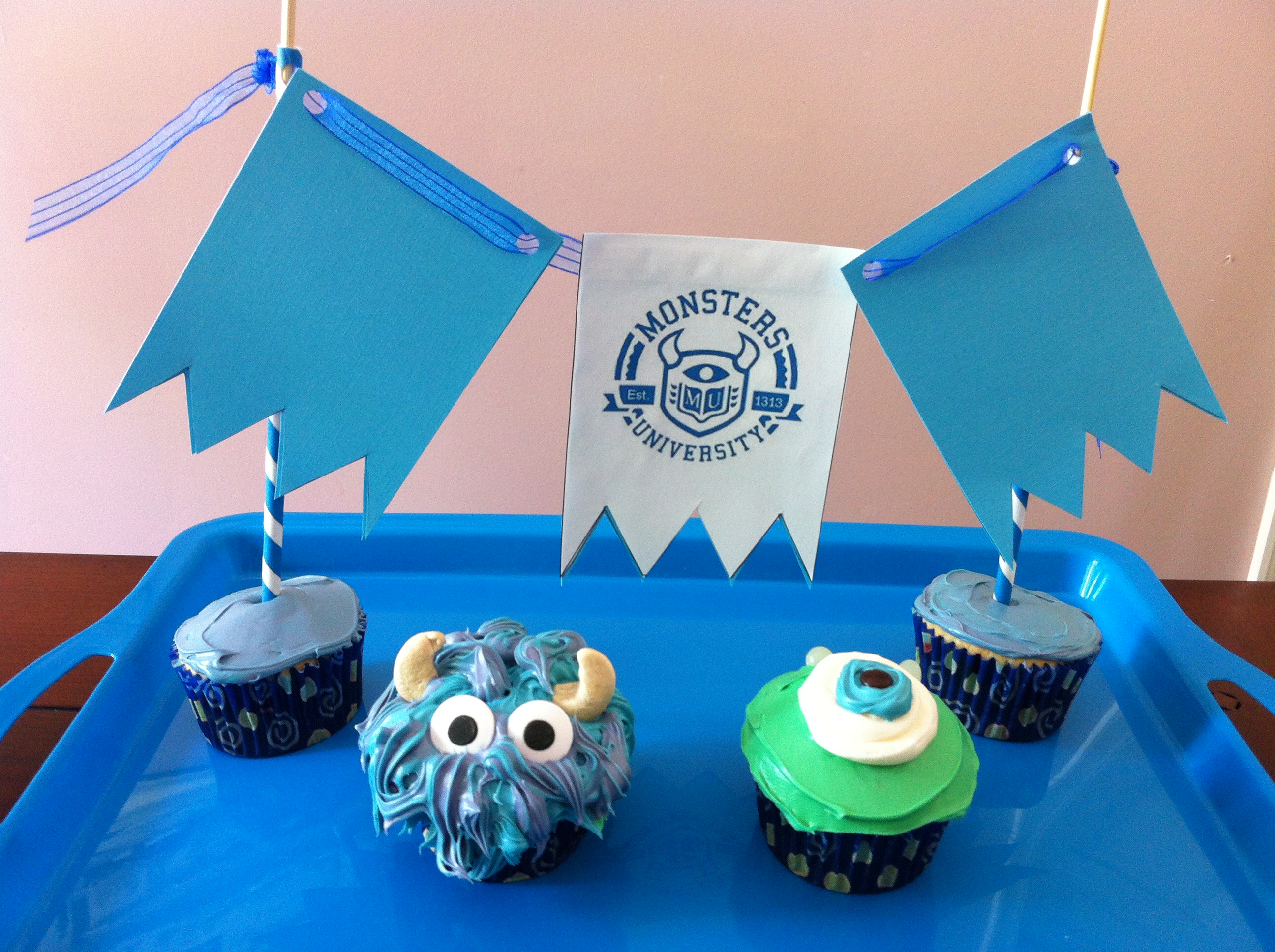 Monsters University Cupcakes