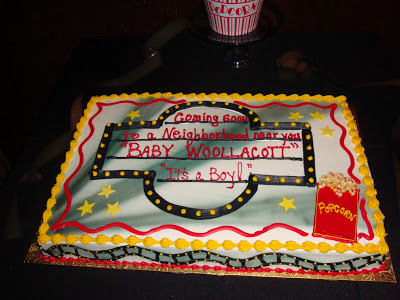 Movie Theme Baby Shower Cake