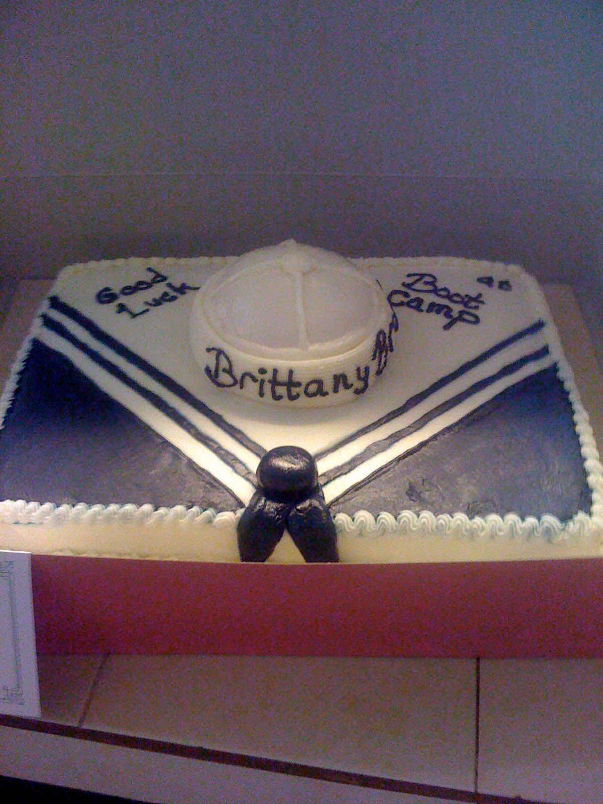 Navy Boot Camp Cake