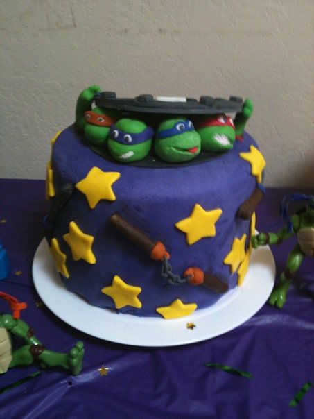 Ninja Turtle Birthday Cake Ideas