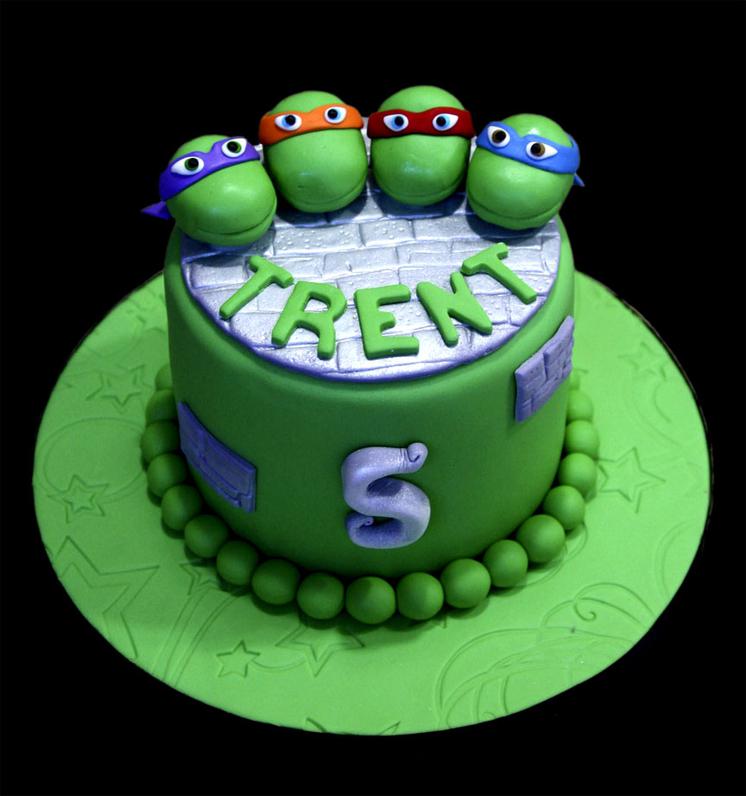 Ninja Turtle Birthday Cake