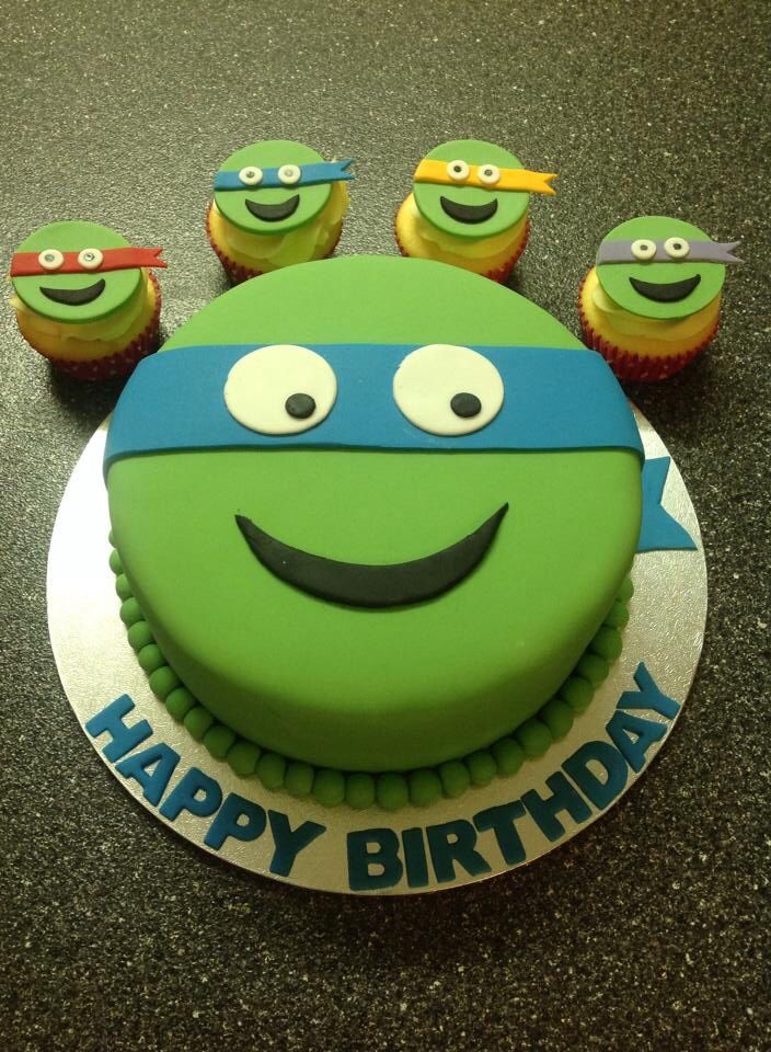 Ninja Turtle Birthday Cake