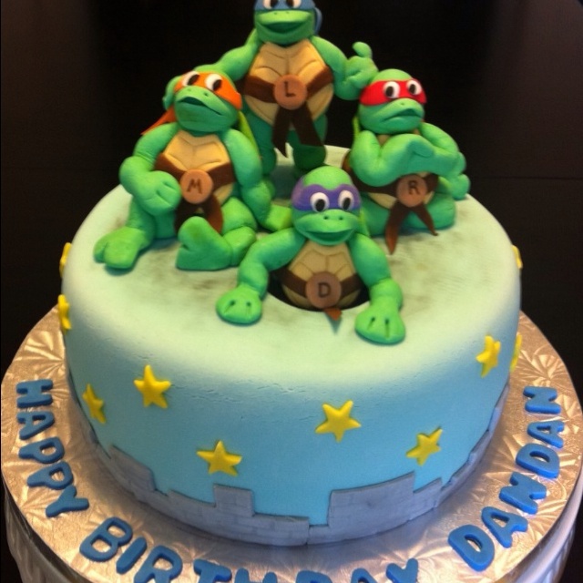 Ninja Turtle Birthday Cake