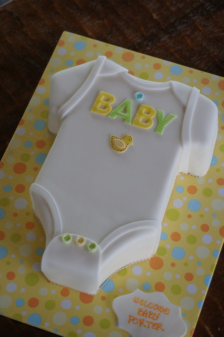 Onesie Baby Shower Cake