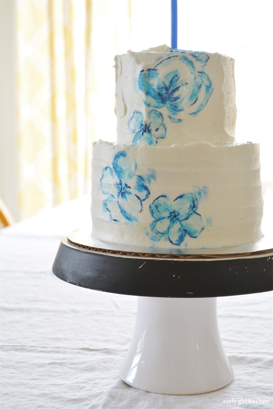 Painted Buttercream Cake