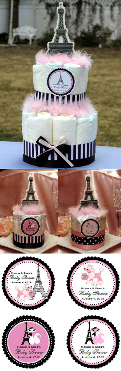 7 Photos of Poodles Paris And Diaper Cakes