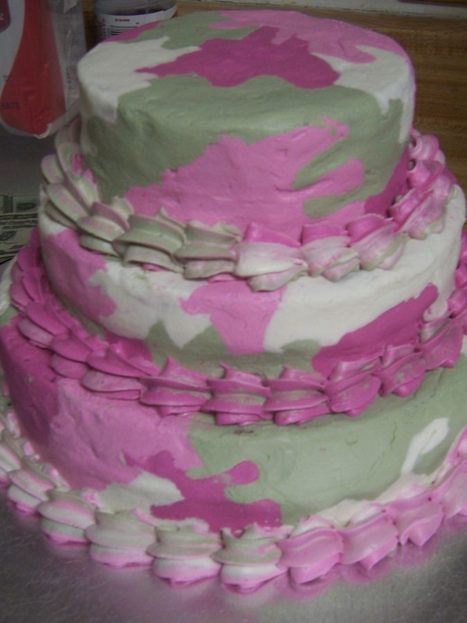 Pink Camo Birthday Cake Ideas