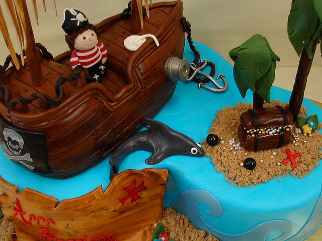 Pirate Birthday Cake