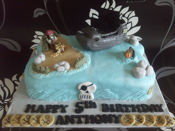 Pirates of the Caribbean Themed Cake