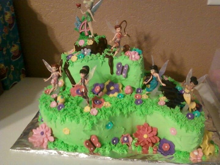 Pixie Hollow Birthday Cake