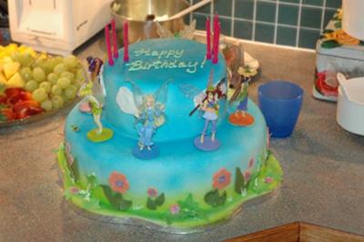 Pixie Hollow Birthday Cake