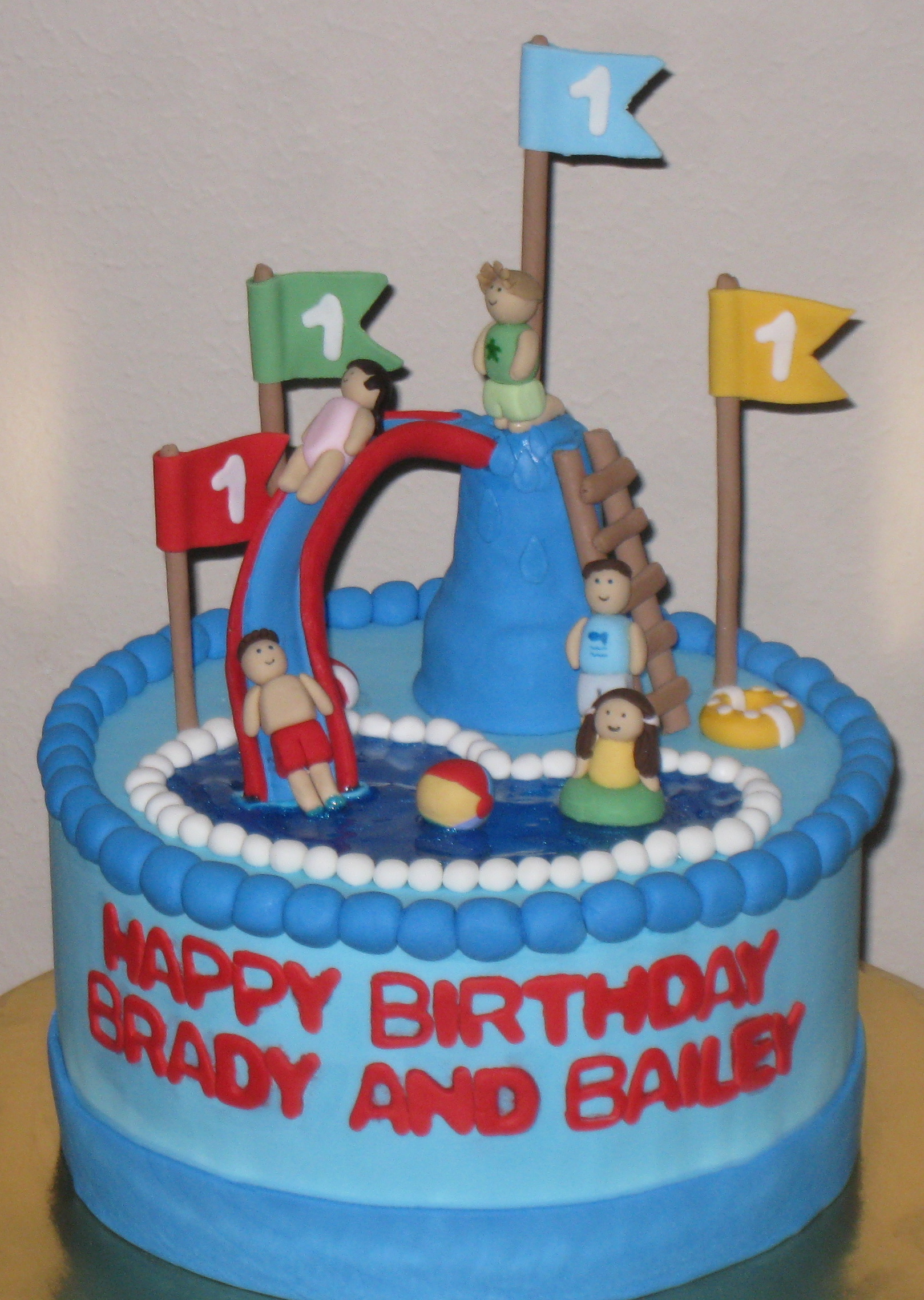 Pool Party Birthday Cake Ideas