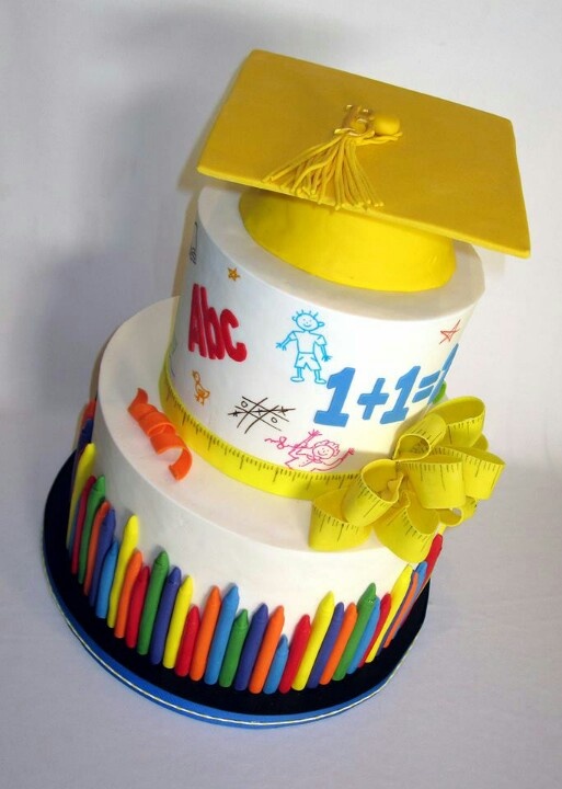 Preschool Graduation Cake