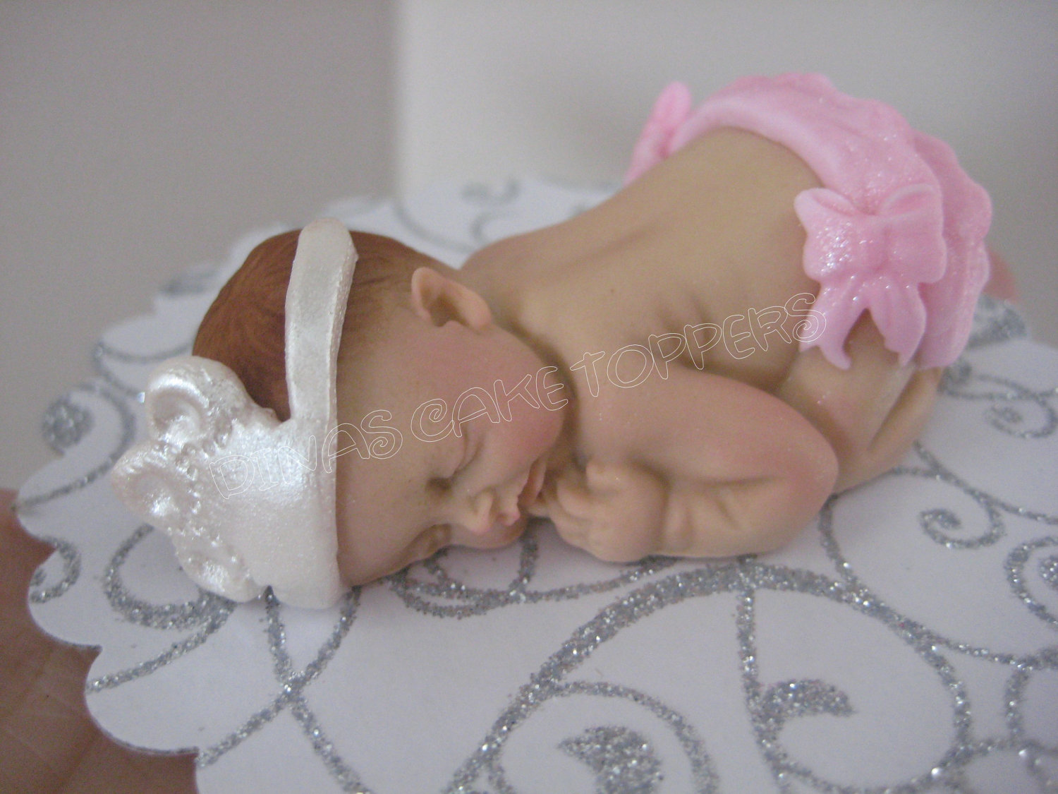 11 Photos of Baby Shower Princess Baby Cake Toppers For Cakes