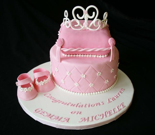 Princess Baby Shower Cake