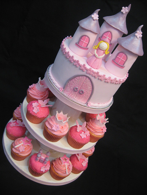 Princess Cupcake Birthday Cake