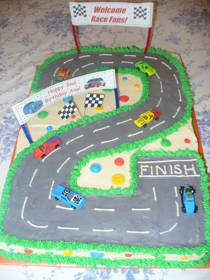 Race Car Birthday Cake