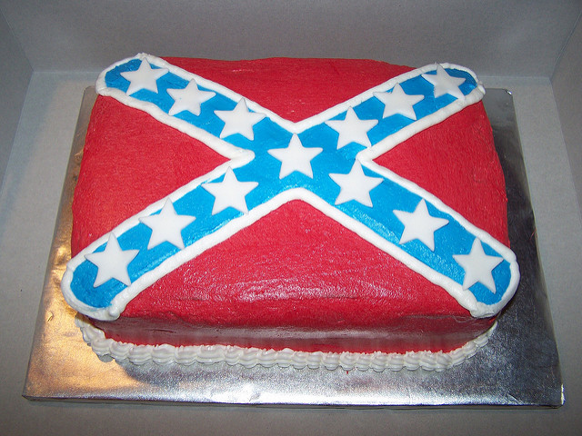 Rebel Confederate Flag Cakes