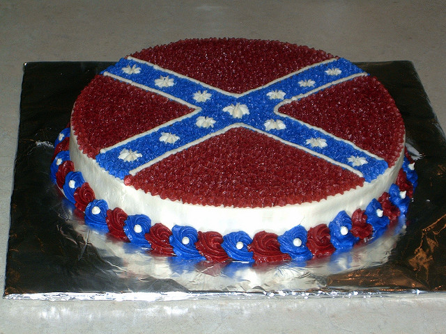 Rebel Flag Birthday Cake