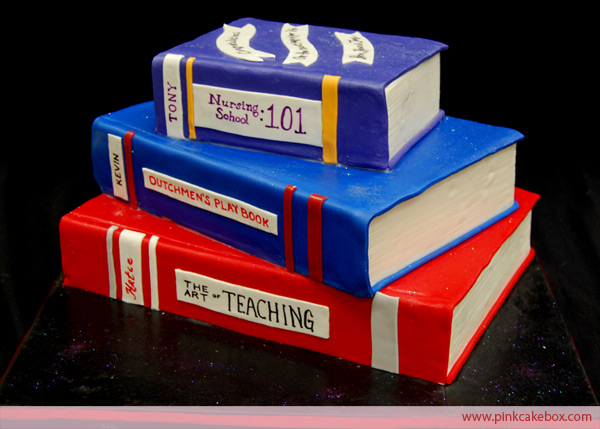 8 Photos of Unique College Graduation Book Cakes