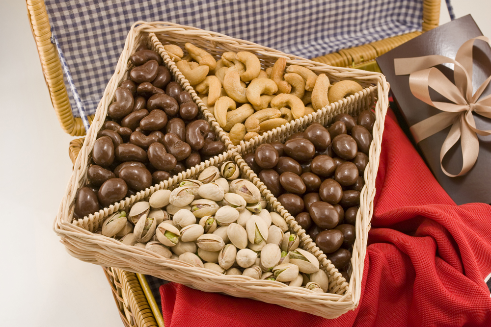 Snack Gift Basket Nuts