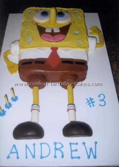 Spongebob Birthday Party Cake