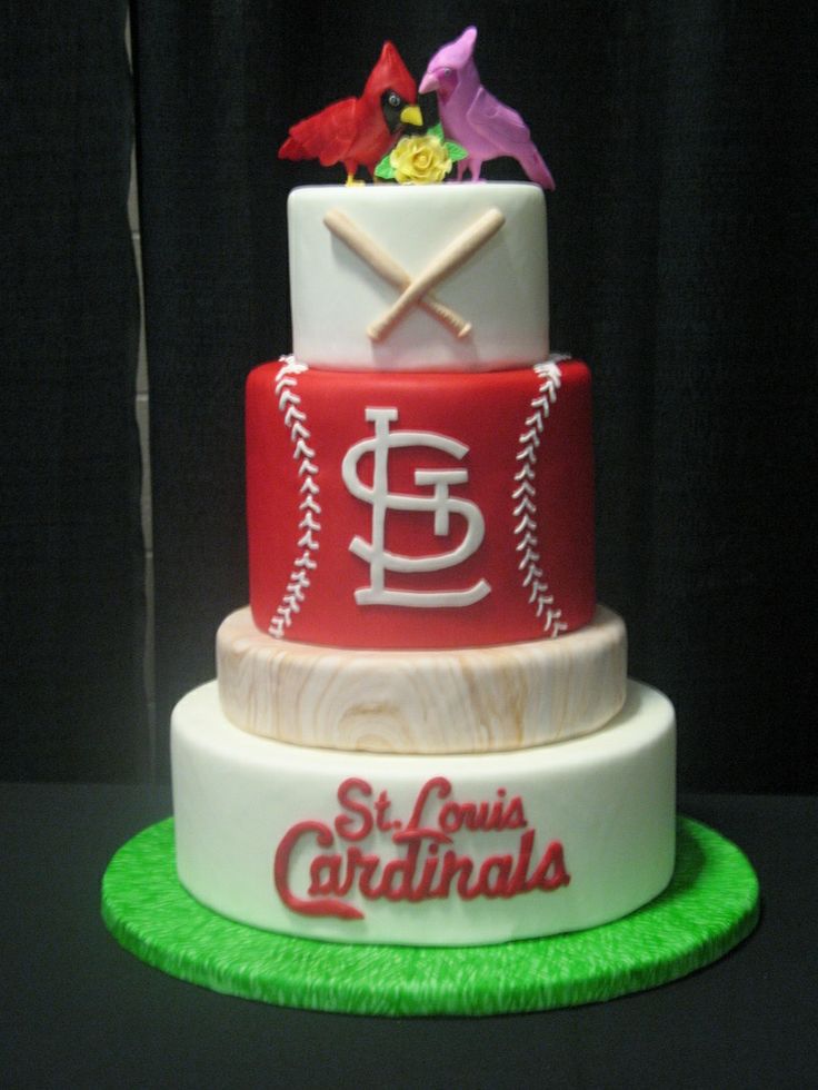 St. Louis Cardinals Birthday Cake