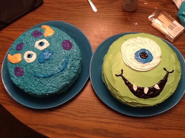 Sulley Monsters Inc Cake