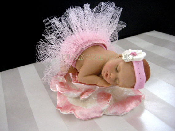 Tutu Baby Shower Cake Topper