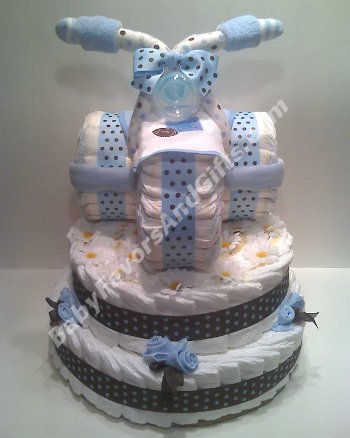 Unique Baby Boy Diaper Cakes