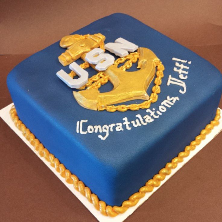 US Navy Retirement Cakes