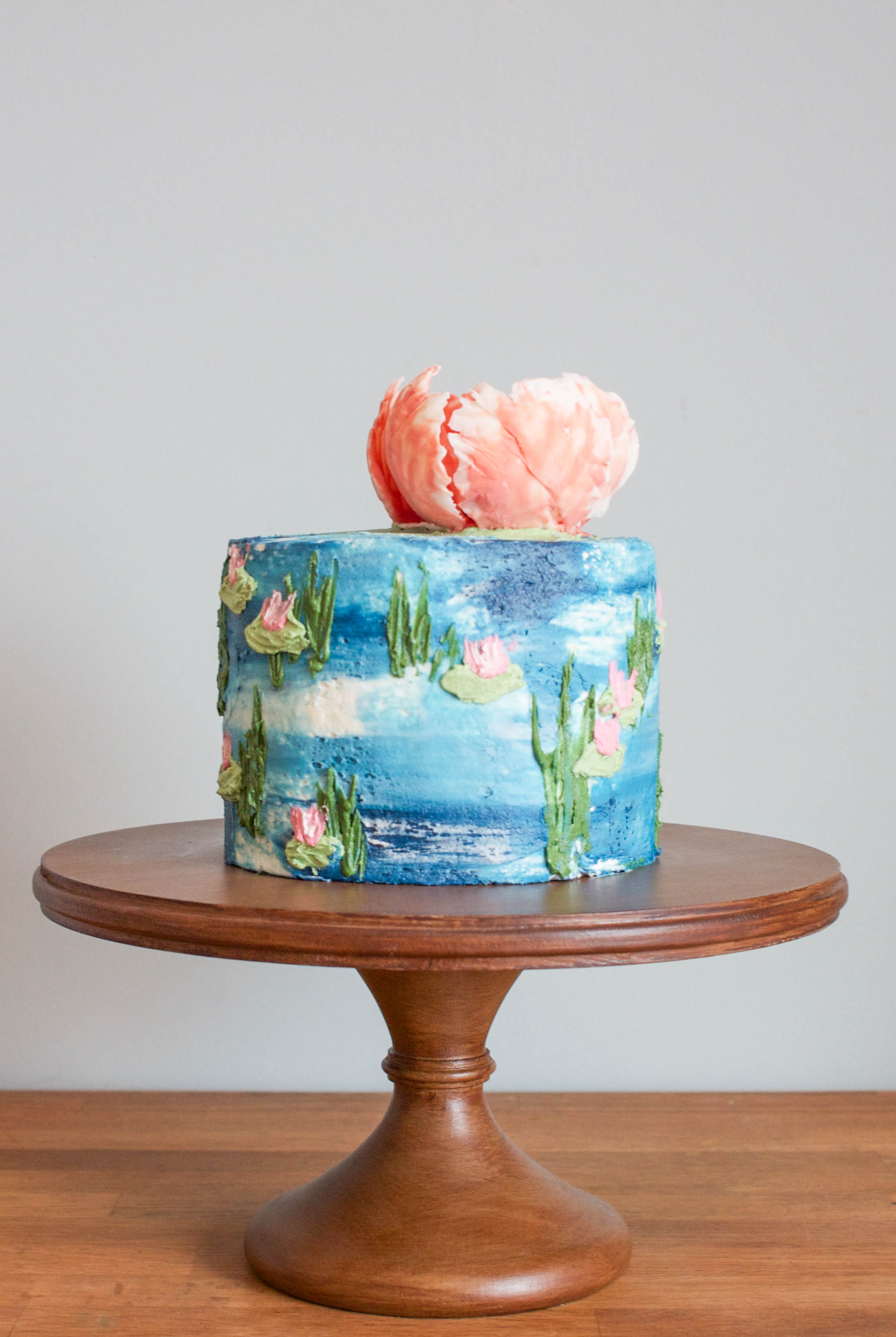 Watercolor Painted Buttercream Cakes