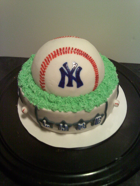 Yankee Baby Shower Cake