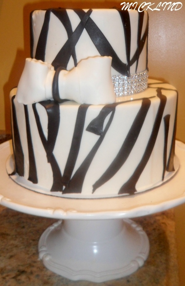 Zebra Themed Cake