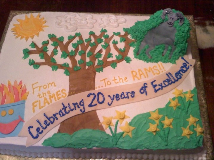 20 Year Celebration Cake