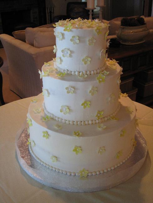 3 Tier Buttercream Wedding Cake