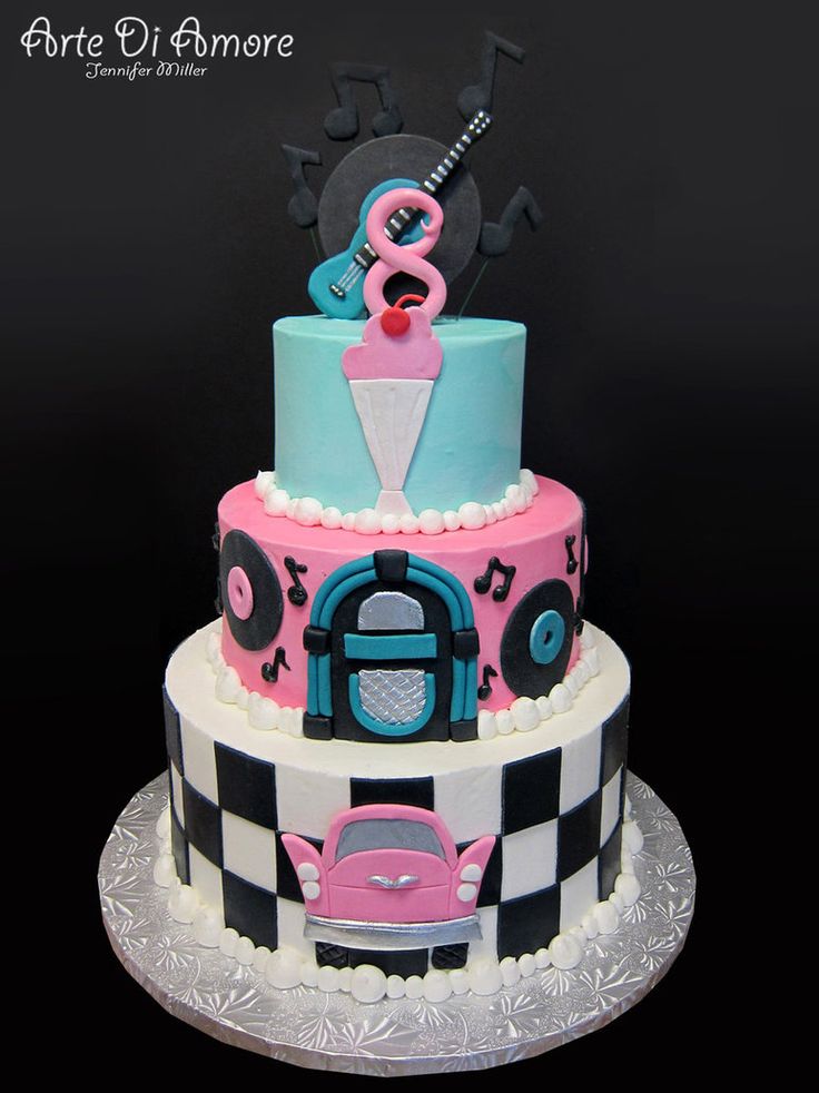 50s Birthday Cake Ideas