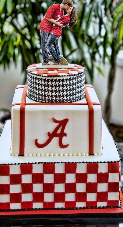 Alabama Crimson Tide Grooms Cake