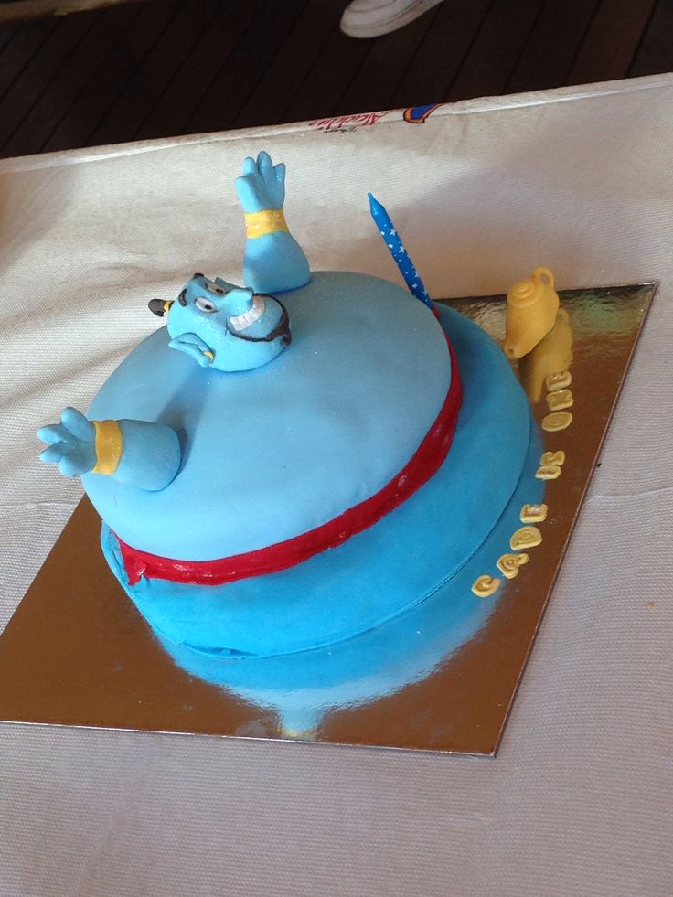 Aladdin Disney Genie Cake