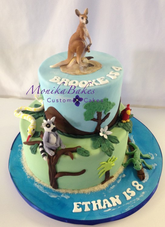 Animal Birthday Cake