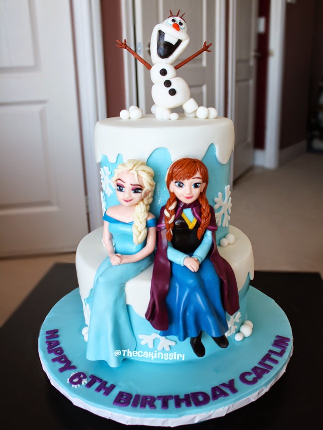 Anna and Elsa Frozen Cakes