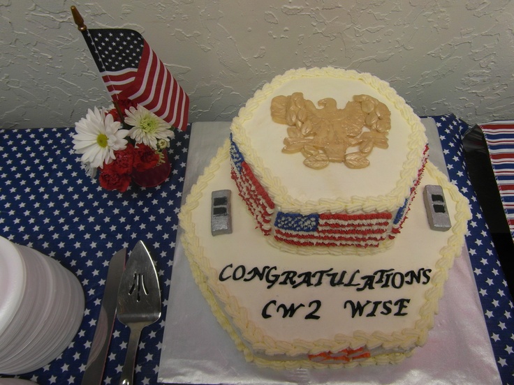 Army Warrant Officer Promotion Cake