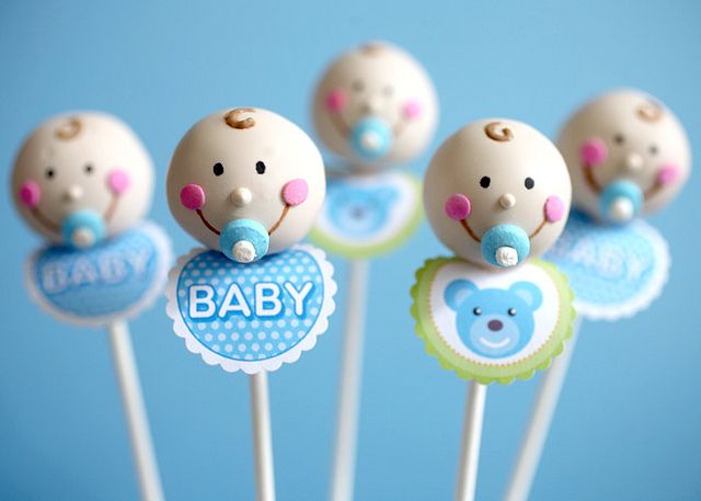 Baby Boy Cake Pops