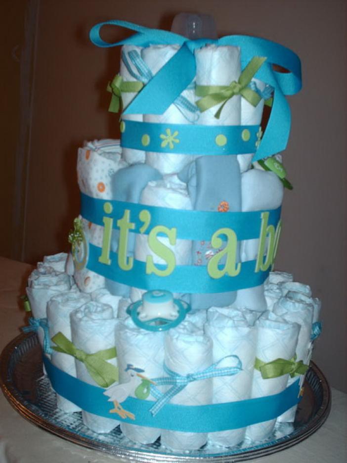 Baby Boy Shower Cake