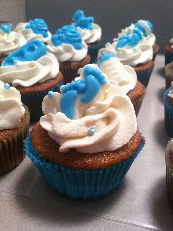 Baby Boy Shower Cupcake Ideas