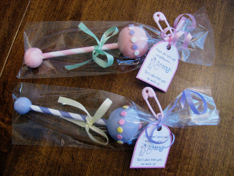 Baby Rattle Cake Pops