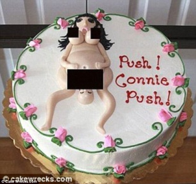 Baby Shower Cake Fail