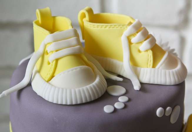 Baby Shower Cake Toppers Shoes