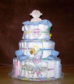 Baby Shower Diaper Cake